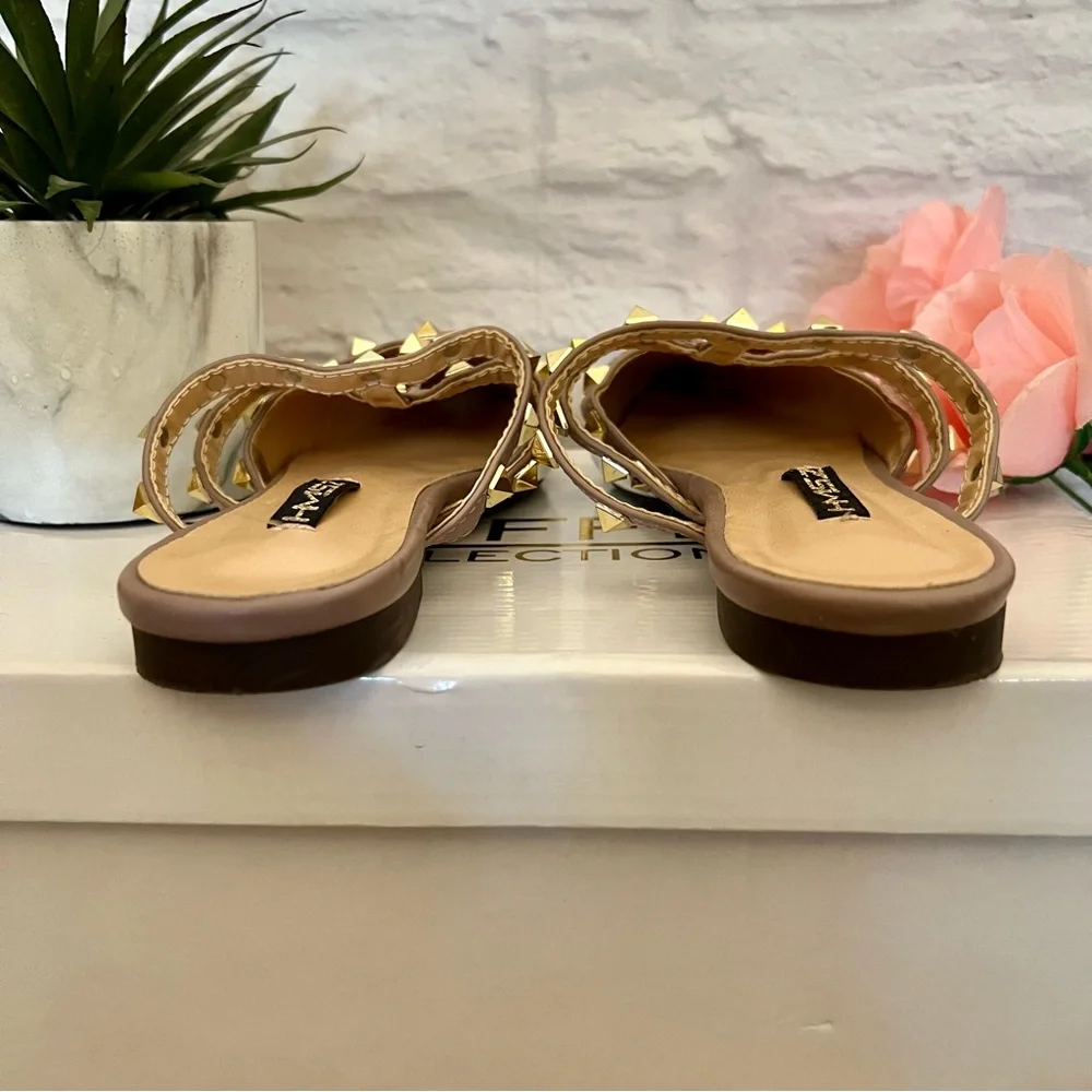 Studded Patent Leather Mules - Picture 7 of 8